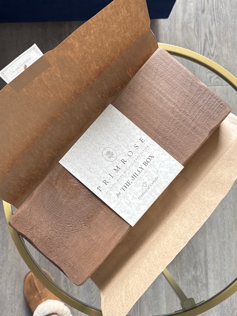 Primrose Rustic Wood Riser (From Fall 2026 Jilly Box)
